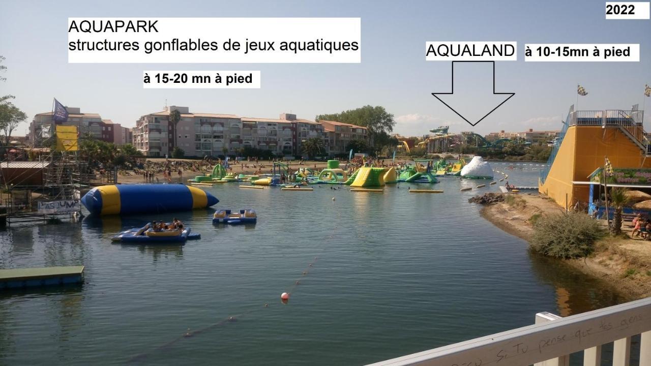 Lara 3 - T2 Loggia Piscine 2 Lits Doubles Parking Pres Du Centre-Port Et Ile Loisirs Lejlighed Agde Eksteriør billede